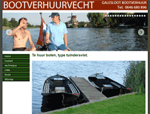 Tablet Screenshot of bootverhuurvecht.nl